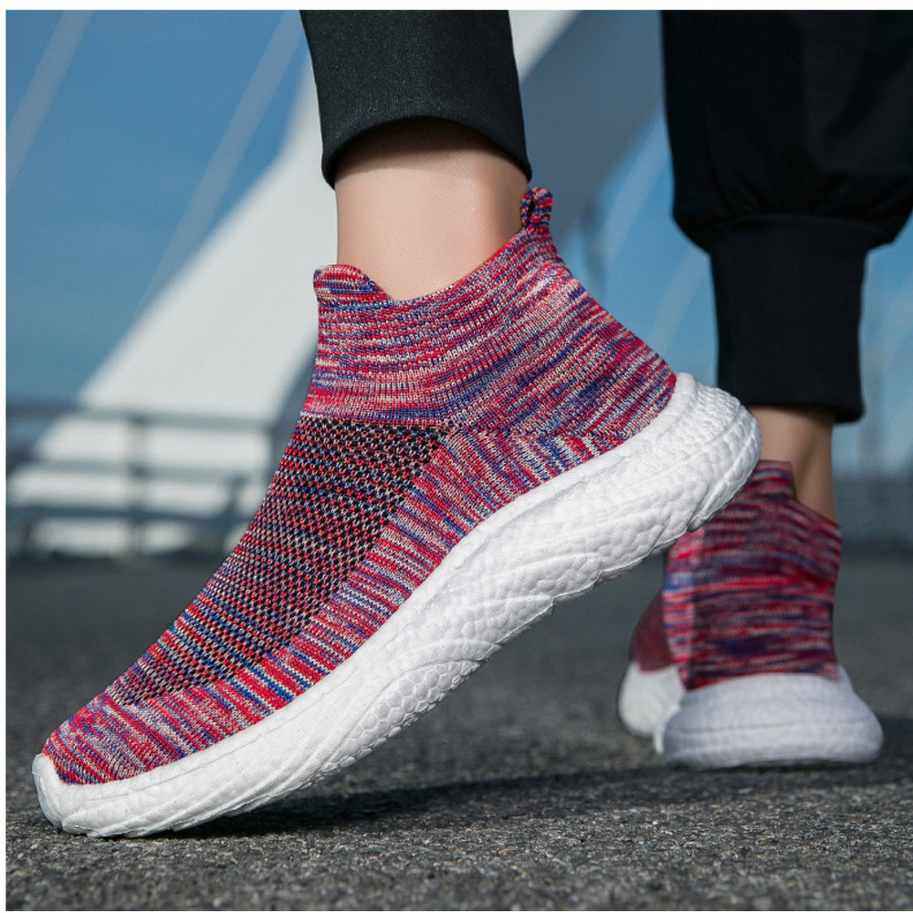 's New Men's Shoes For Autumn Are Breathable Sports Shock-absorbing Couple's Shoes, Mesh Casual Slip-on Loafers,_vogvips.com