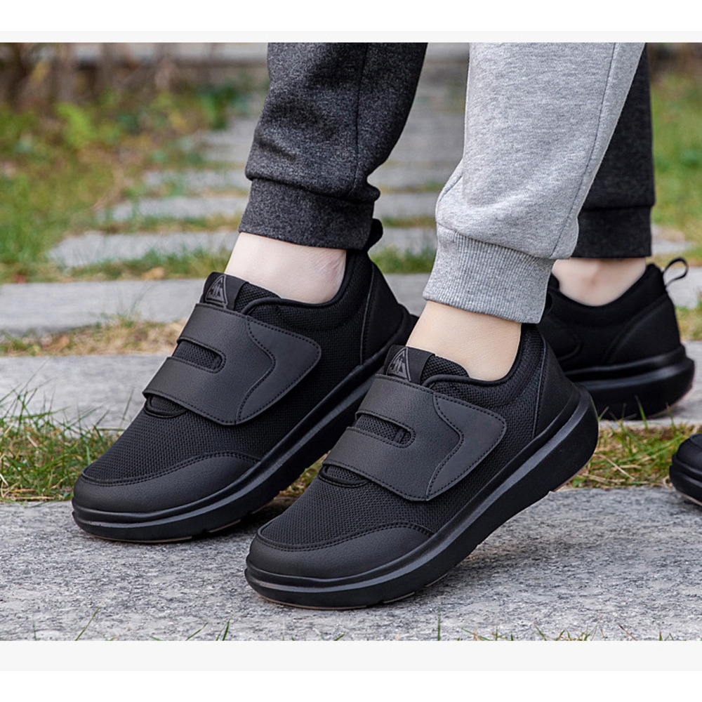 2026 New Large Size Velcro Elderly Men, Lightweight, Shock-Absorbing, Non-Slip, Sports And Casual Walking Shoes For_vogvips.com