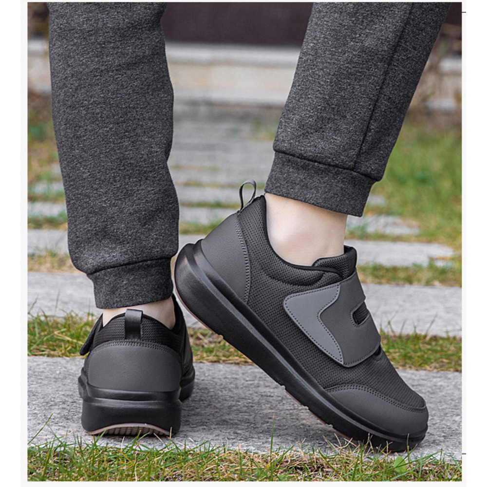 2026 New Large Size Velcro Elderly Men, Lightweight, Shock-Absorbing, Non-Slip, Sports And Casual Walking Shoes For_vogvips.com