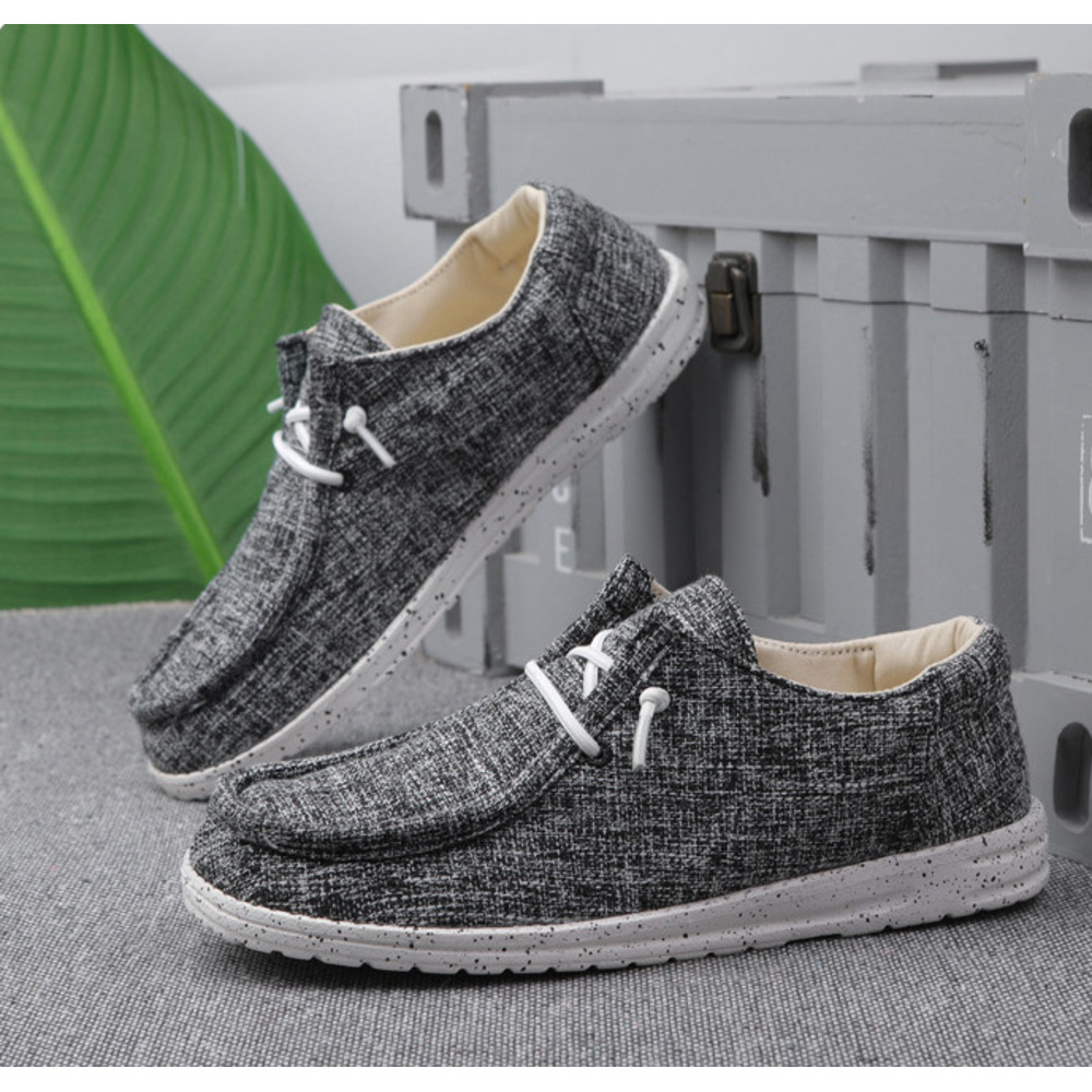 Cross-border 's Best-selling Canvas Loafers For Men, Flat Casual Couple's Slip-on Cloth Shoes, Trendy And In Stock_vogvips.com