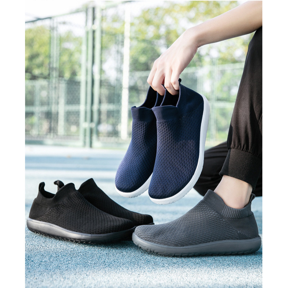 Cross-border Wide-toe Sock Barefoot Large Size M's Walking Shoes, Foreign Trade Lightweight Slip-on Casual Shoes For_vogvips.com