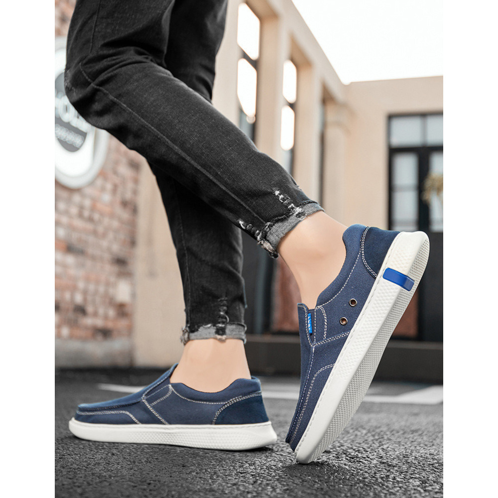 Popular High-quality Slip-on Men's Casual Shoes, Lightweight And Comfortable Old Beijing Cloth Loafers, Dad Shoes_vogvips.com