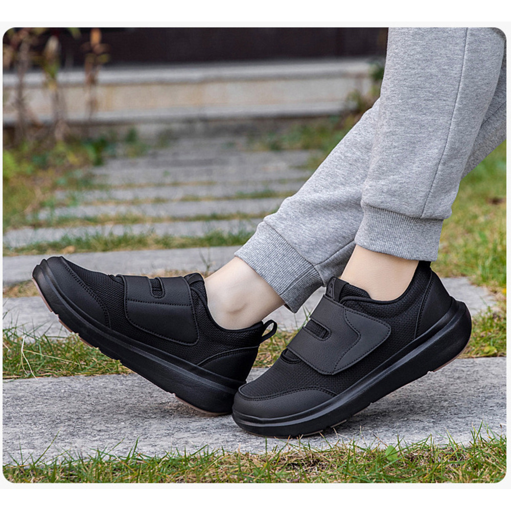 2026 New Large Size Velcro Elderly Men, Lightweight, Shock-Absorbing, Non-Slip, Sports And Casual Walking Shoes For_vogvips.com