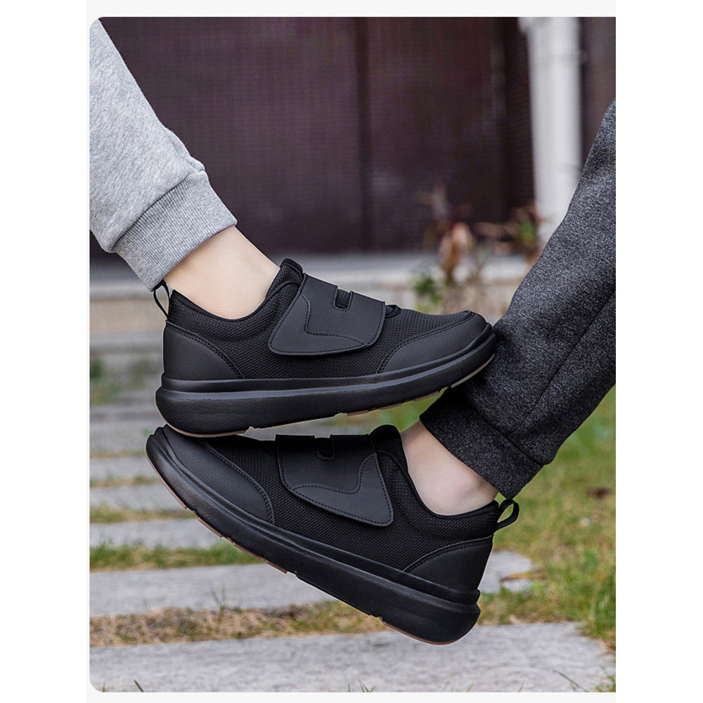 2026 New Large Size Velcro Elderly Men, Lightweight, Shock-Absorbing, Non-Slip, Sports And Casual Walking Shoes For_vogvips.com