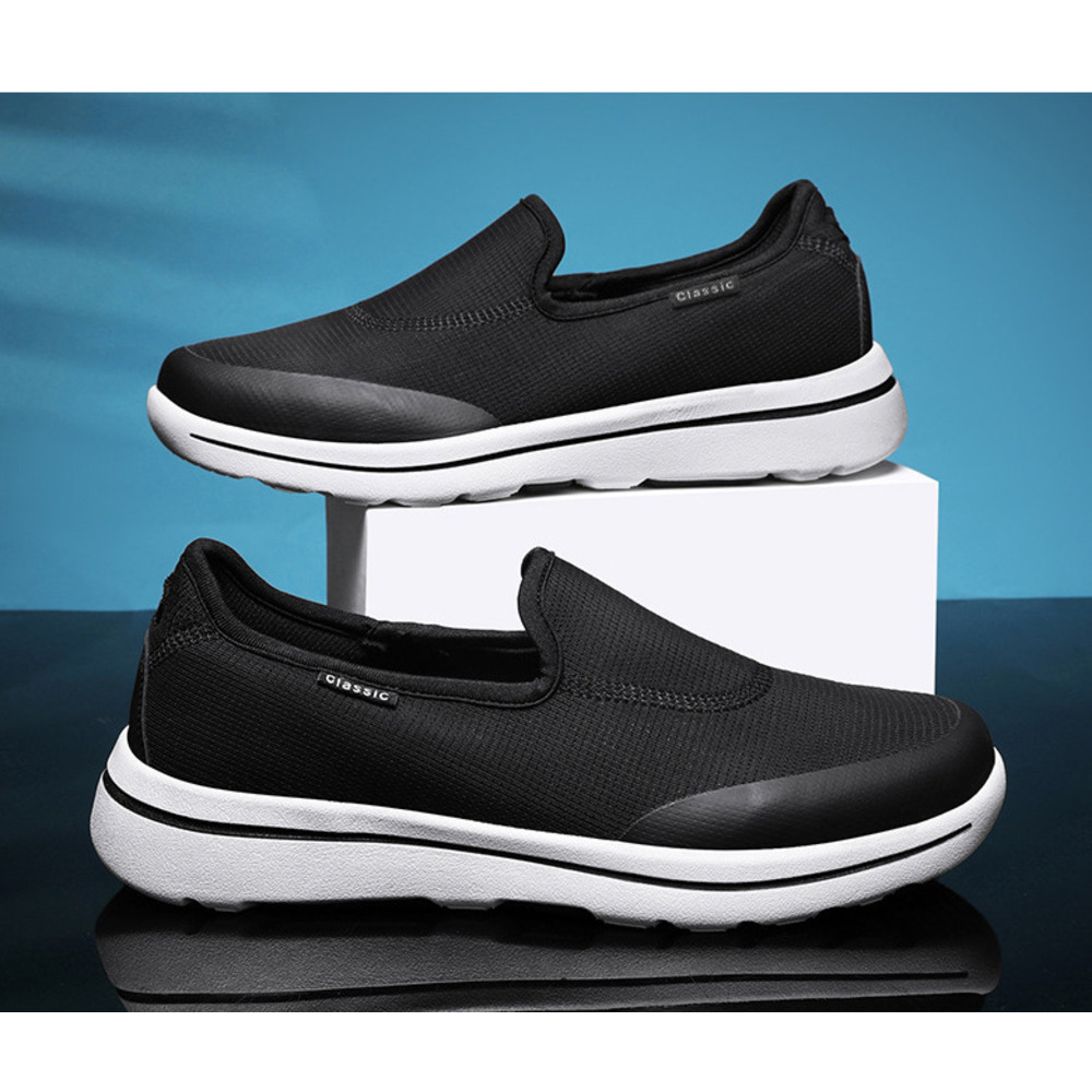 Summer Bestseller Large Size 46 Slip-On Breathable Men's Mesh Sports Casual Lightweight Loafers_vogvips.com