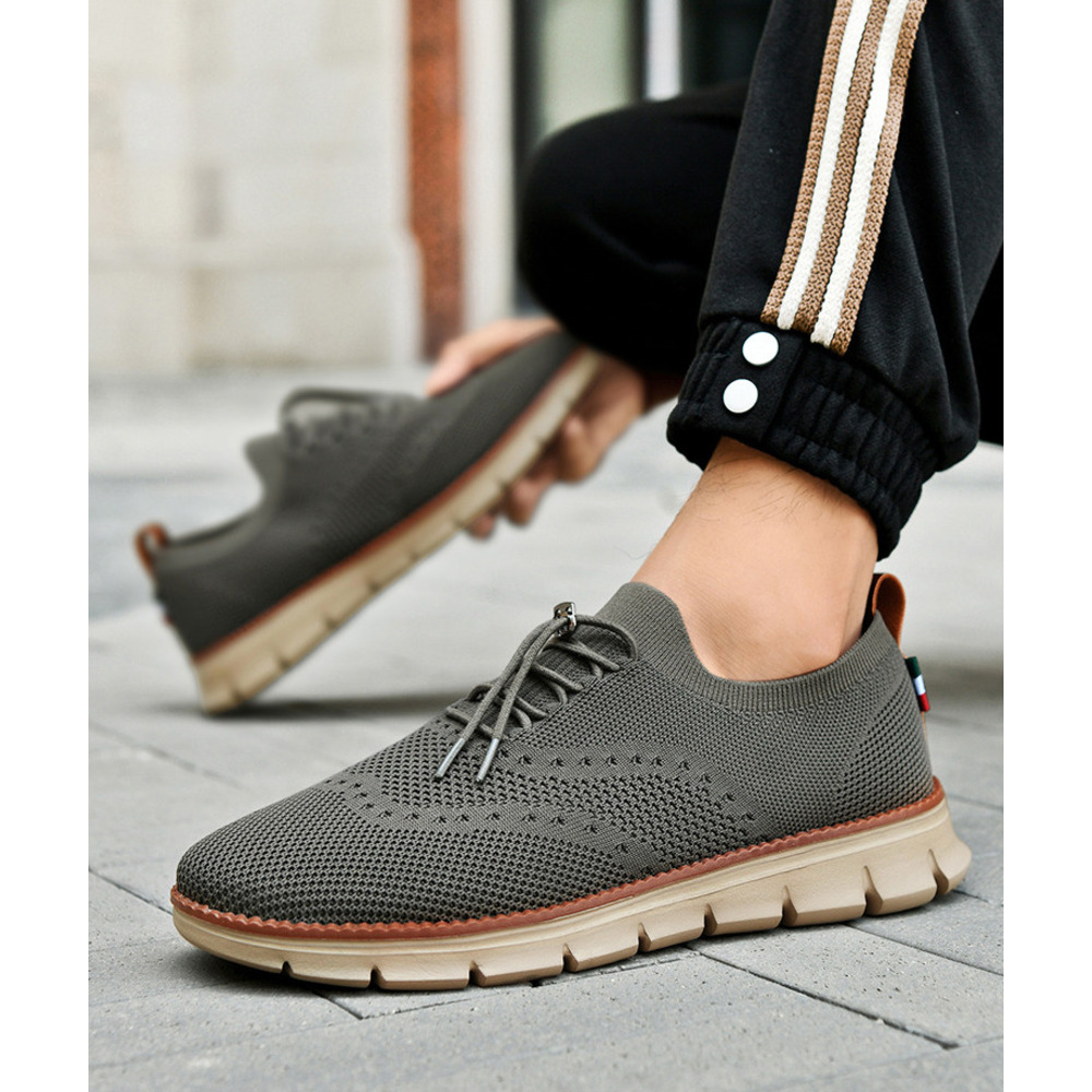 Cross-border Trendy Casual Shoes For Men, Breathable Fly-knit Loafers, Large-size Sports Shoes, In-stock Wholesale And_vogvips.com
