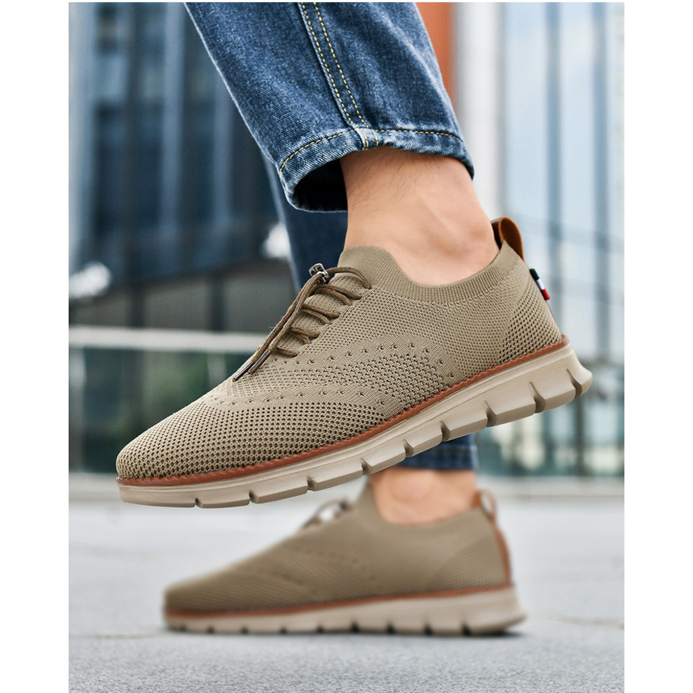 Cross-border Trendy Casual Shoes For Men, Breathable Fly-knit Loafers, Large-size Sports Shoes, In-stock Wholesale And_vogvips.com
