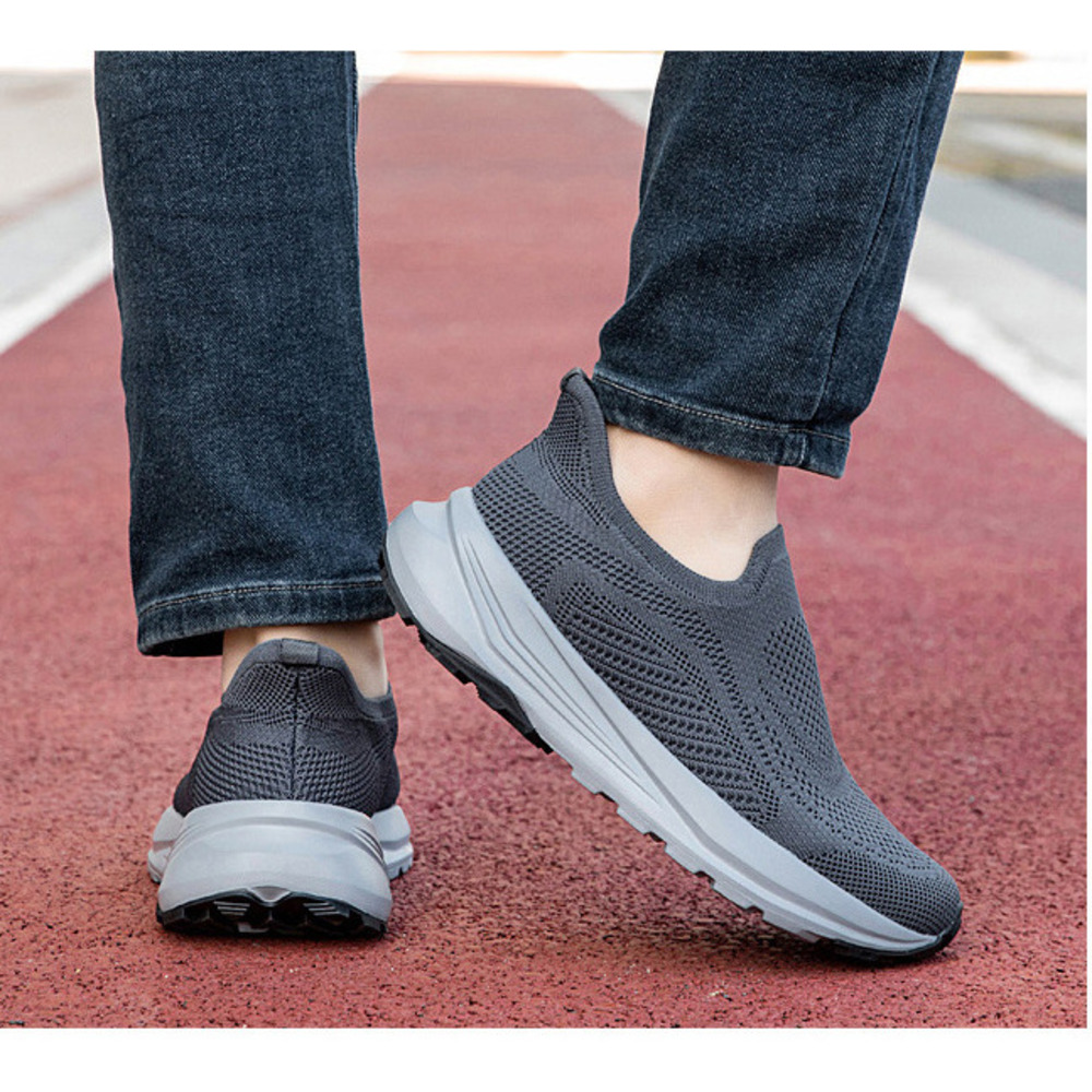 High-quality Cross-border Slip-on Casual Shoes For Men, No Lacing Required, Lightweight, Cushioned, Comfortable Walking_vogvips.com
