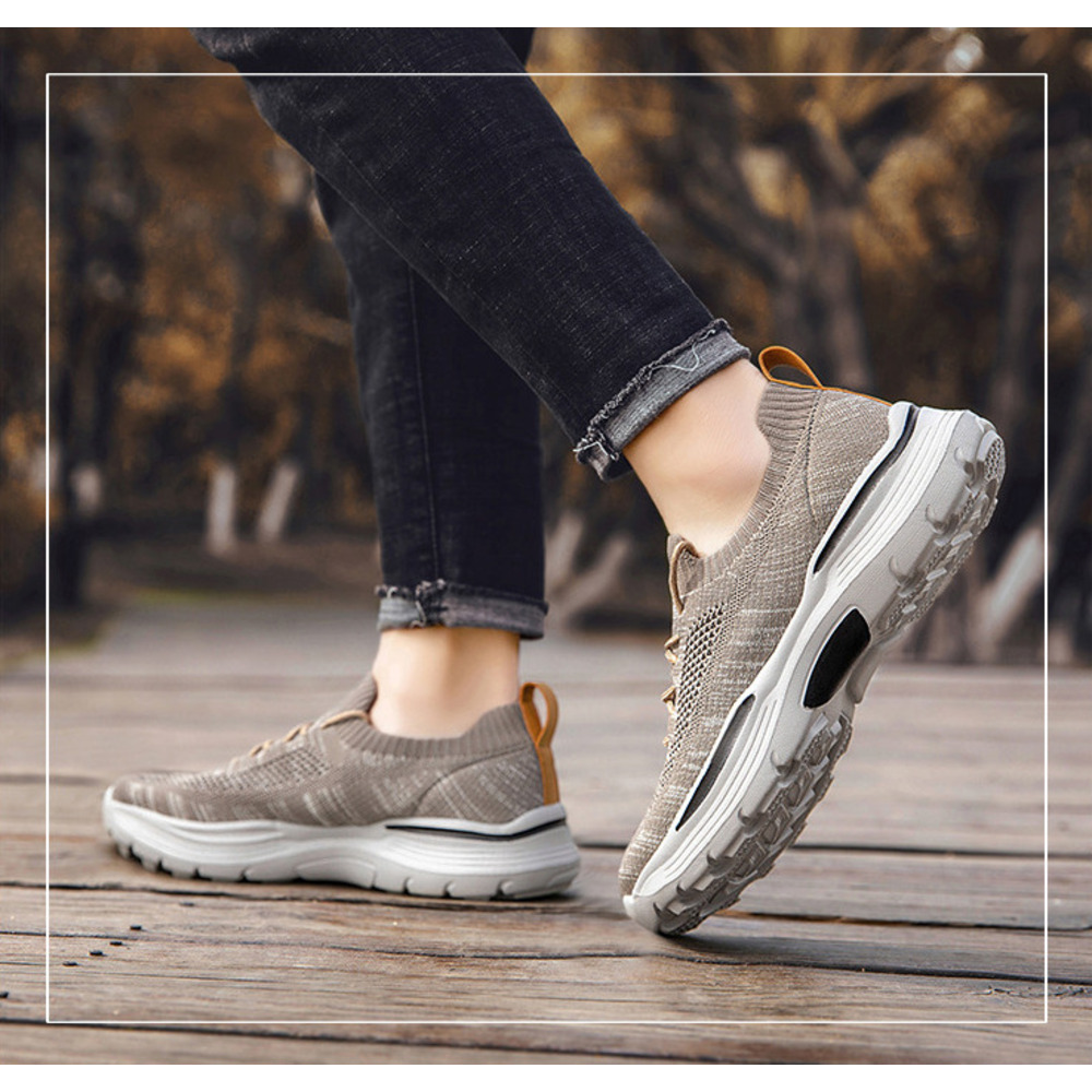 S-brand Similar Fly-knit Sneakers, Spring/summer Thick-soled Breathable Men's Walking Slip-on Shoes, In-stock Wholesale,_vogvips.com