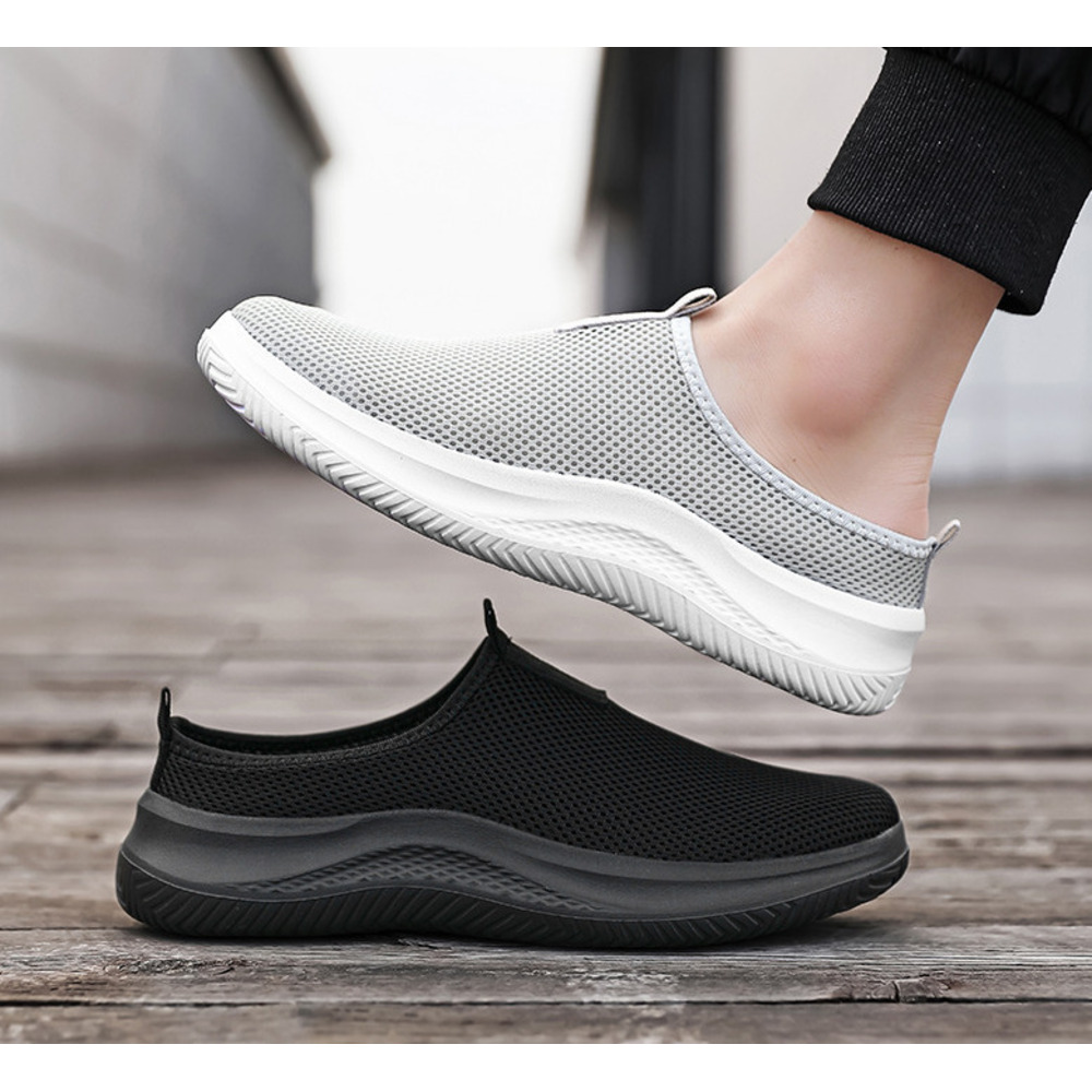 Summer New Breathable Sports Mesh Men's Large Size Outdoor Lightweight Running Shoes, Youth Slip-on Casual Shoes_vogvips.com
