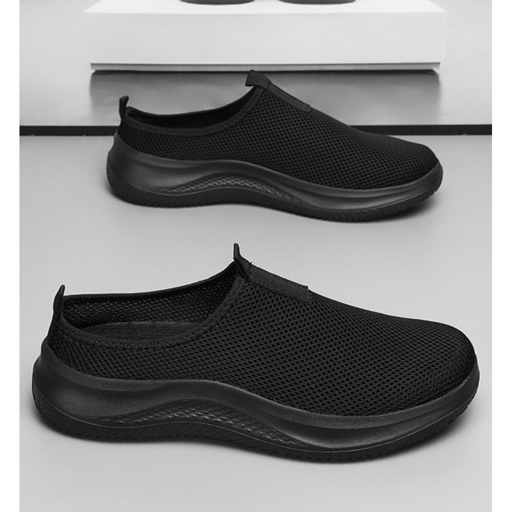 Summer New Breathable Sports Mesh Men's Large Size Outdoor Lightweight Running Shoes, Youth Slip-on Casual Shoes_vogvips.com