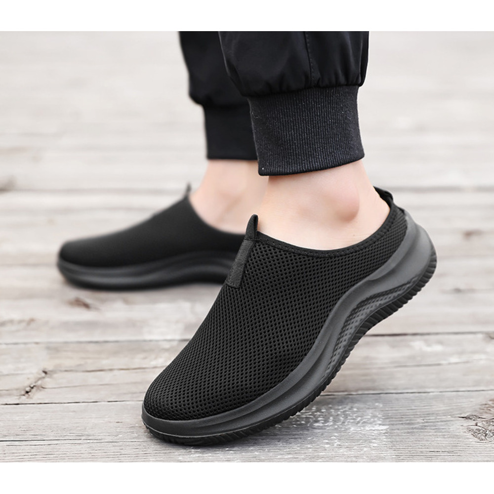 Summer New Breathable Sports Mesh Men's Large Size Outdoor Lightweight Running Shoes, Youth Slip-on Casual Shoes_vogvips.com