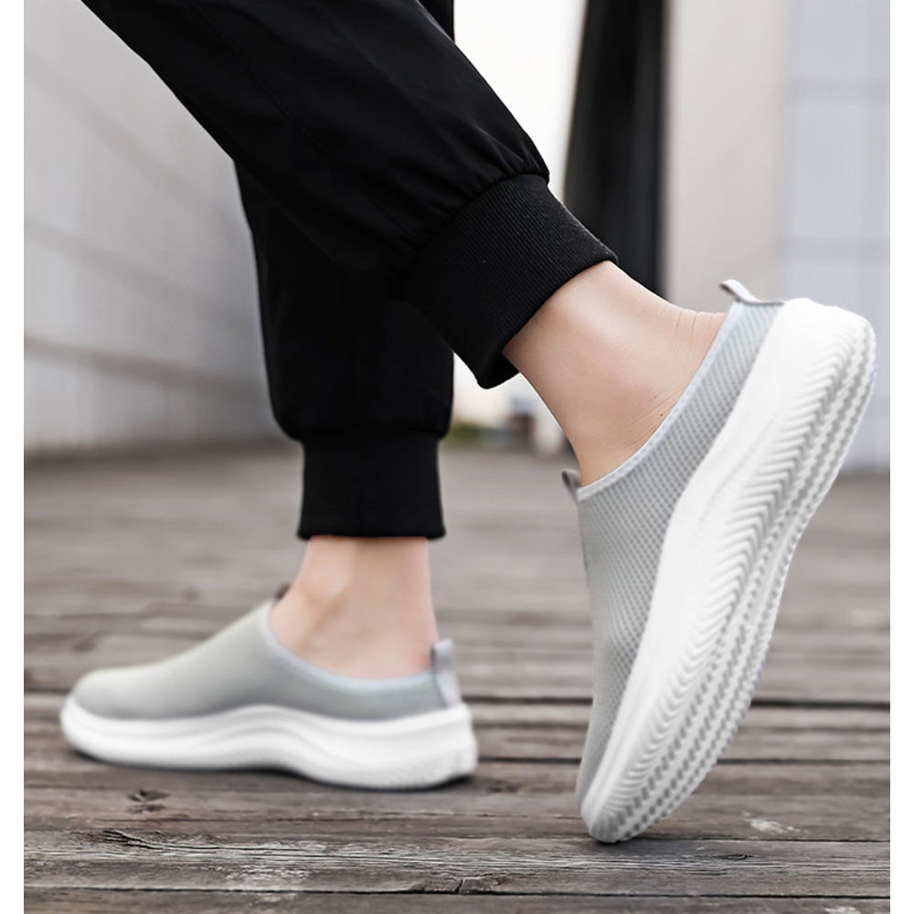Summer New Breathable Sports Mesh Men's Large Size Outdoor Lightweight Running Shoes, Youth Slip-on Casual Shoes_vogvips.com