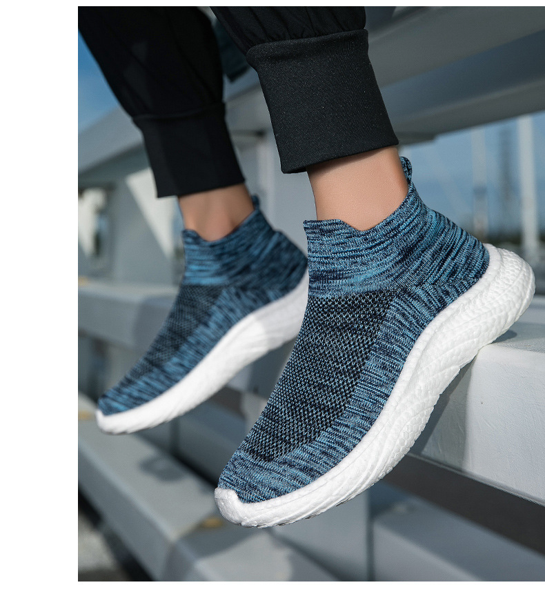 's New Men's Shoes For Autumn Are Breathable Sports Shock-absorbing Couple's Shoes, Mesh Casual Slip-on Loafers,_vogvips.com