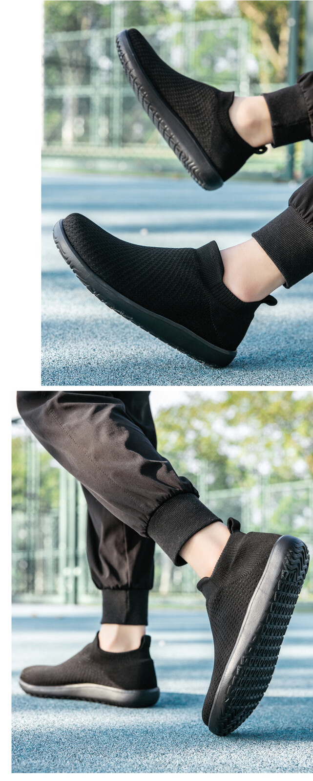 Cross-border Wide-toe Sock Barefoot Large Size M's Walking Shoes, Foreign Trade Lightweight Slip-on Casual Shoes For_vogvips.com