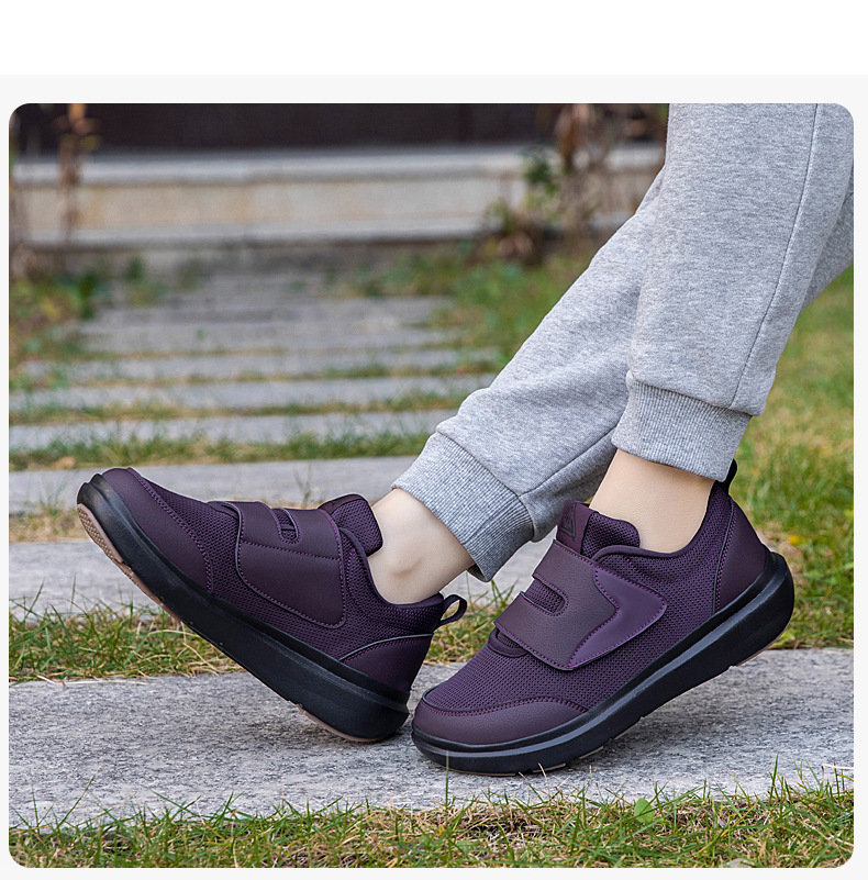 2026 New Large Size Velcro Elderly Men, Lightweight, Shock-Absorbing, Non-Slip, Sports And Casual Walking Shoes For_vogvips.com
