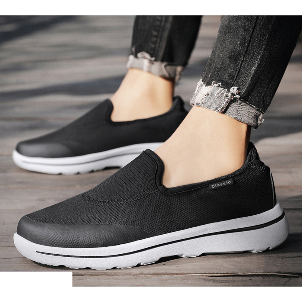 Summer Bestseller Large Size 46 Slip-On Breathable Men's Mesh Sports Casual Lightweight Loafers_vogvips.com