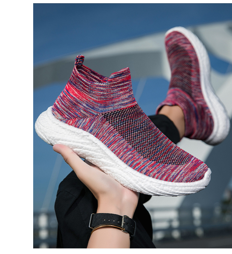 's New Men's Shoes For Autumn Are Breathable Sports Shock-absorbing Couple's Shoes, Mesh Casual Slip-on Loafers,_vogvips.com