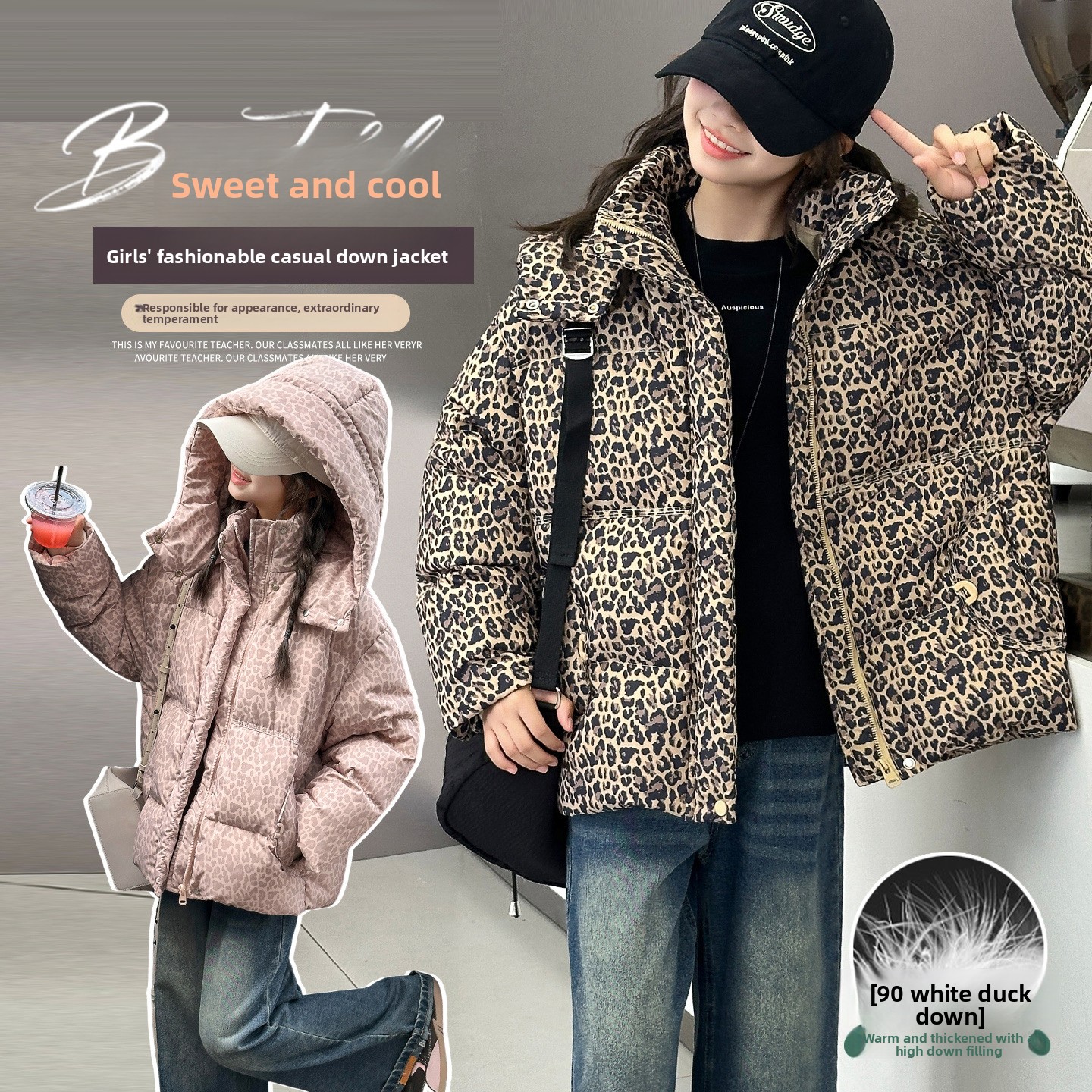 Jaqueta feminina mais vendida de 2026, novo casaco de penas de pato branco da moda para crianças e meninas, roupa de inverno quente ALYCExiyuebao_voghion.com