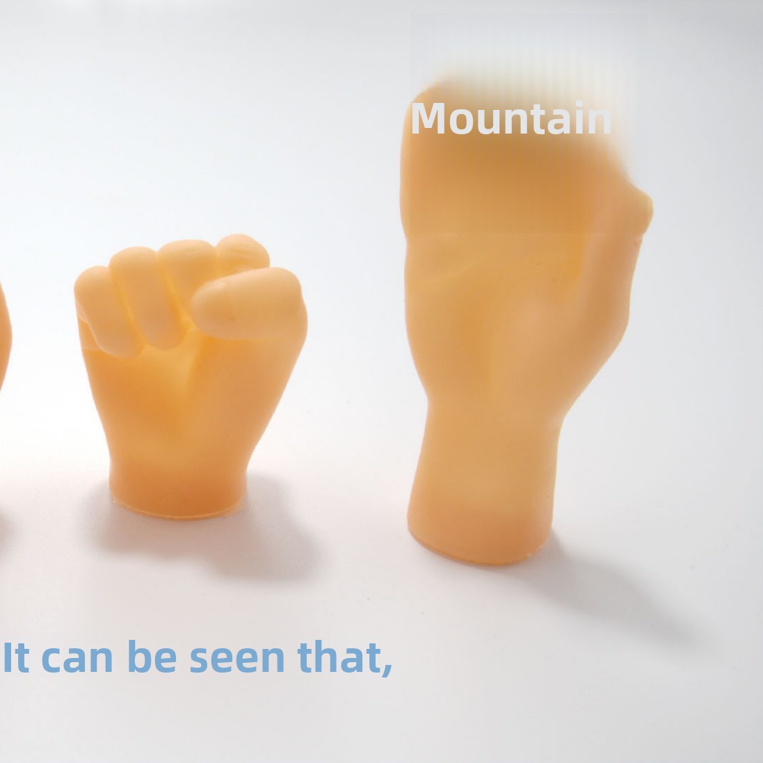 Bestseller Internet-Promi Interaktive Massage Katze im gleichen Stil Neckende Mini Kreative Geste Kleiner Finger Plastik Haustier Zauberhaus_voghion.com