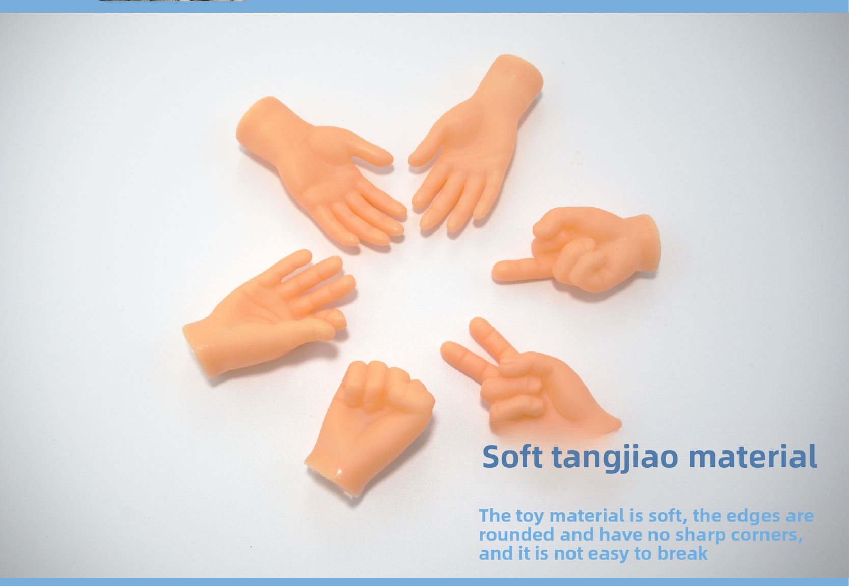 Bestseller Internet-Promi Interaktive Massage Katze im gleichen Stil Neckende Mini Kreative Geste Kleiner Finger Plastik Haustier Zauberhaus_voghion.com