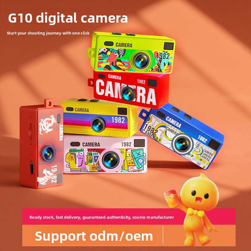Cross-border New Product Retro Mini Thumb Camera With Multiple Filters, Student Gift, Travel Pocket Camera, Popular_voghion.com