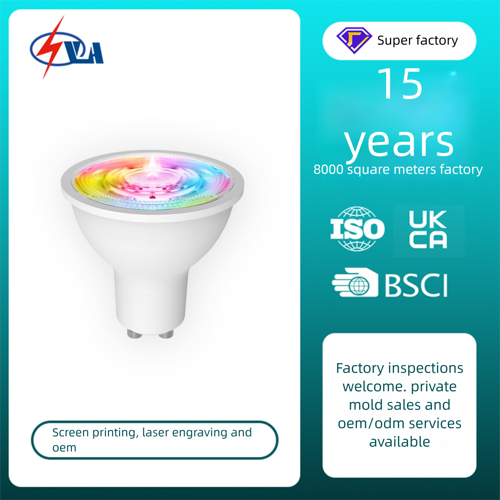 Tuya Home Zigbee-Glühbirne, GU10-Sockel, 5 W, RGBW-Spotlight, App-Fernbedienung, Smart-Lampenfassung_voghion.com