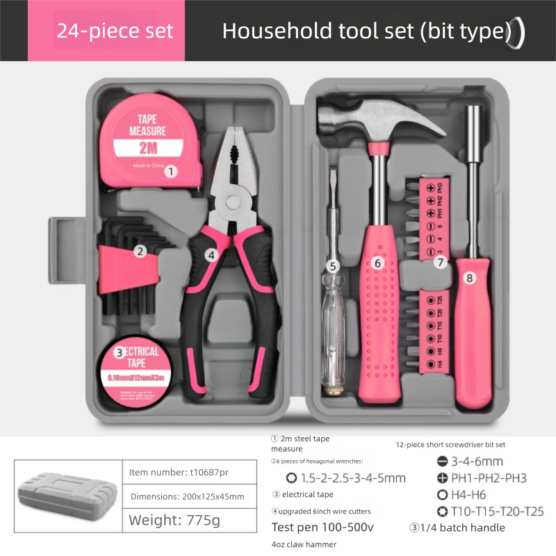 Multifunctional Household Box Hardware Tool Manual Renovation Tools Complete Cross-Border Combination Set_voghion.com