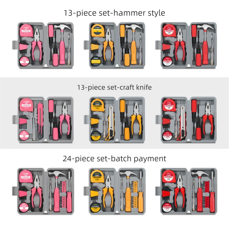 Multifunctional Household Box Hardware Tool Manual Renovation Tools Complete Cross-Border Combination Set_voghion.com