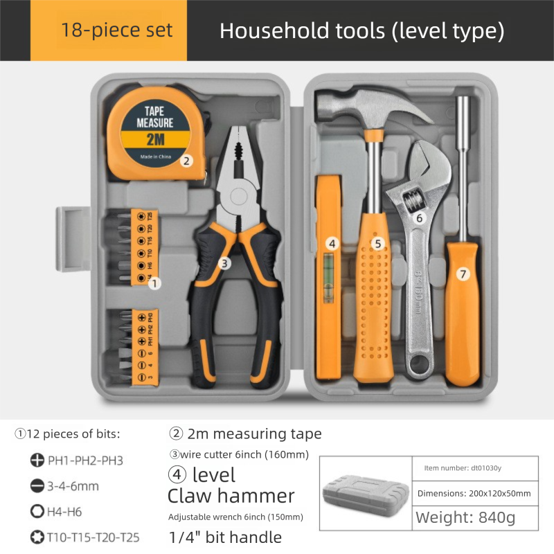 Multifunctional Household Box Hardware Tool Manual Renovation Tools Complete Cross-Border Combination Set_voghion.com