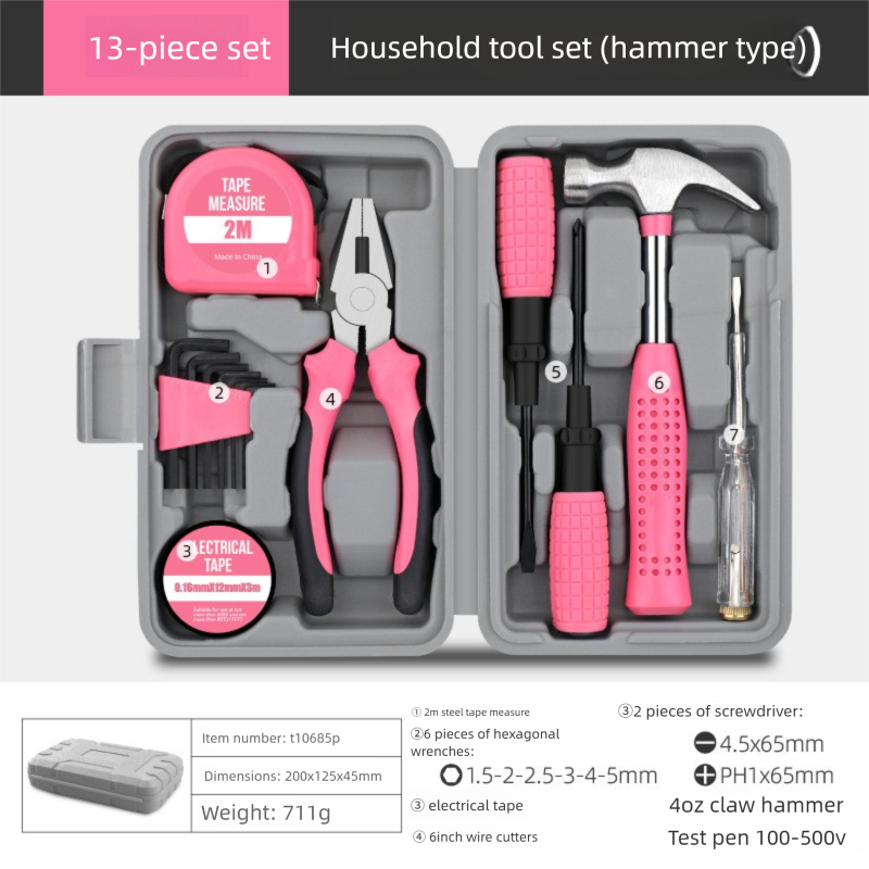 Multifunctional Household Box Hardware Tool Manual Renovation Tools Complete Cross-Border Combination Set_voghion.com