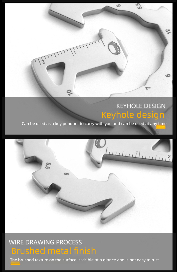 Gift New EDC Outdoor Multi-Use Screwdriver Bit Household Portable Multi-Function Tool Card_voghion.com