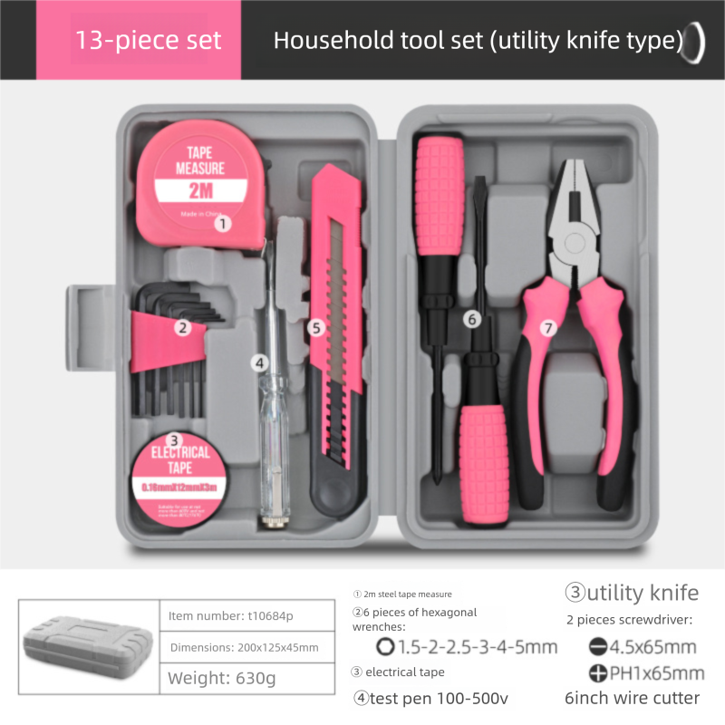 Multifunctional Household Box Hardware Tool Manual Renovation Tools Complete Cross-Border Combination Set_voghion.com