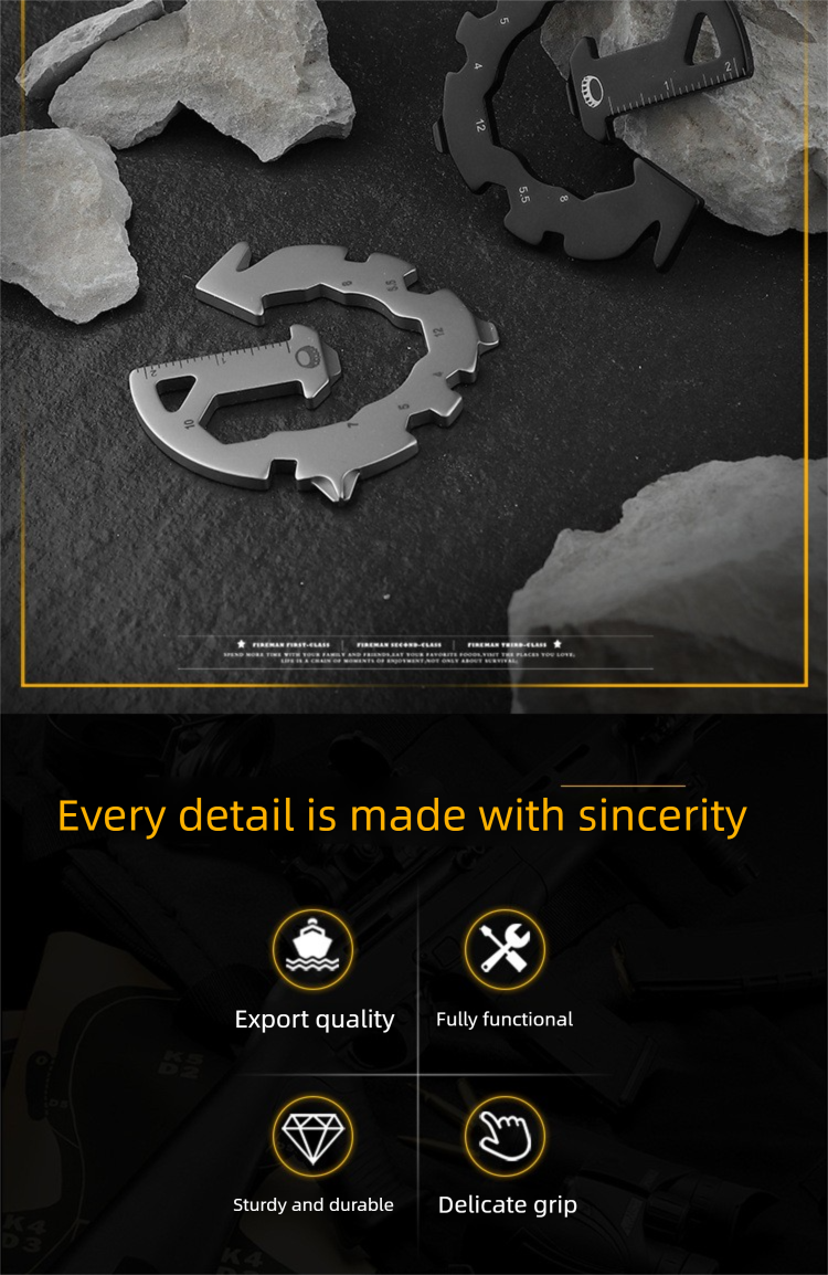 Gift New EDC Outdoor Multi-Use Screwdriver Bit Household Portable Multi-Function Tool Card_voghion.com