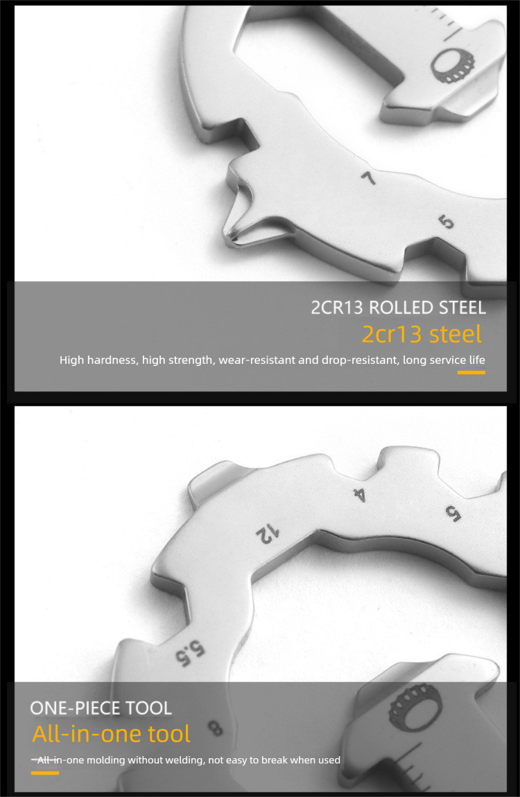 Gift New EDC Outdoor Multi-Use Screwdriver Bit Household Portable Multi-Function Tool Card_voghion.com