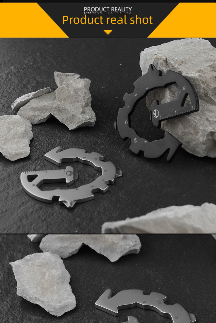 Gift New EDC Outdoor Multi-Use Screwdriver Bit Household Portable Multi-Function Tool Card_voghion.com