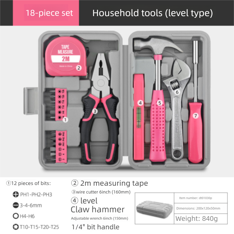 Multifunctional Household Box Hardware Tool Manual Renovation Tools Complete Cross-Border Combination Set_voghion.com