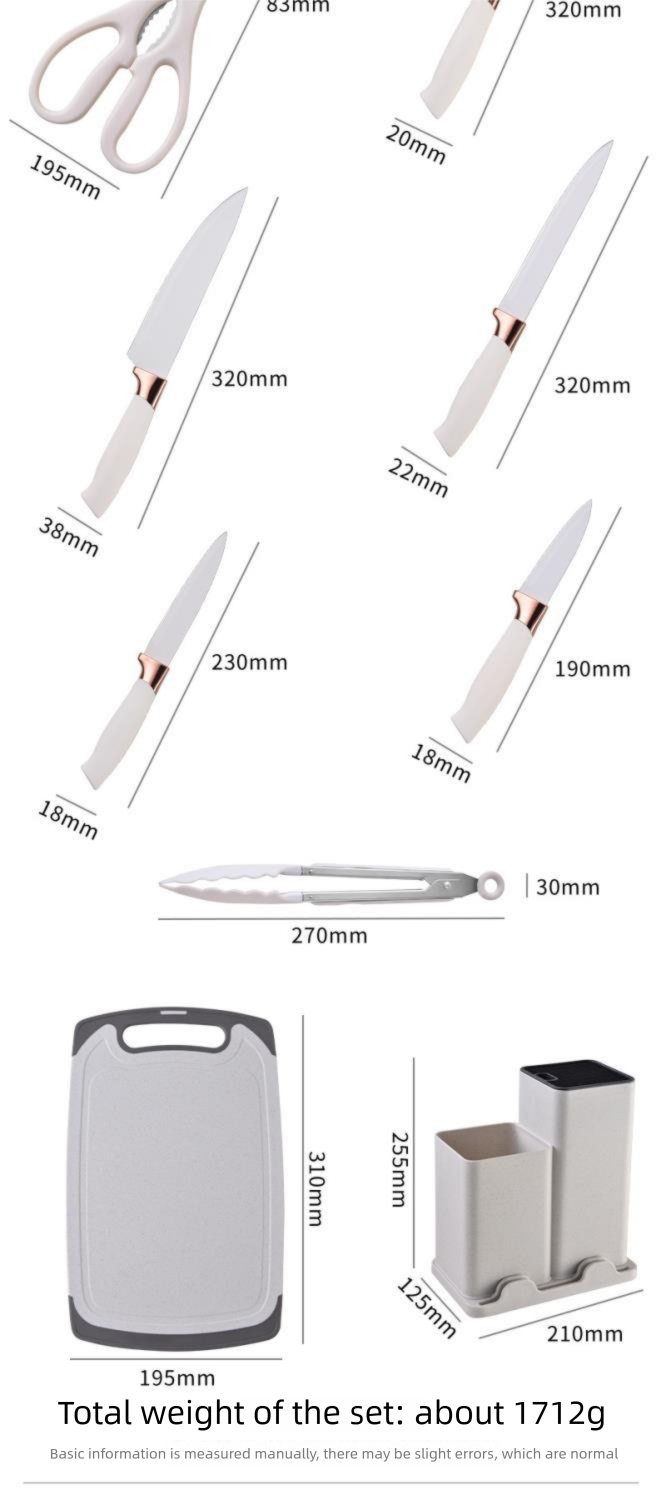 Silicone 19-Piece Non-Stick Cookware Spatula Spoon Kitchenware With Storage Bucket Knife Combination Set_voghion.com