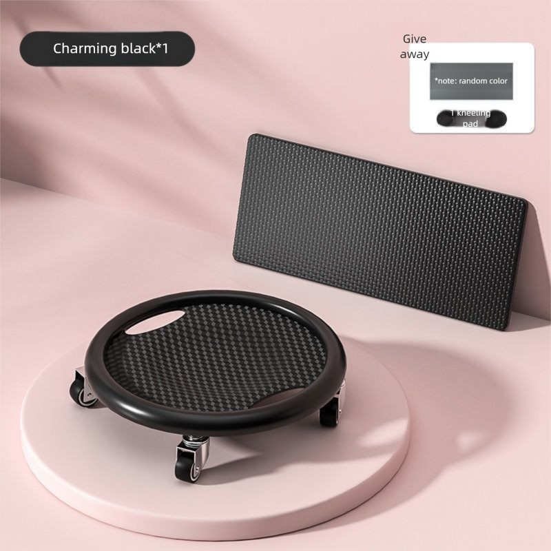 Four-wheel Abdominal Disc, Weight Loss Exercise Equipment, Home Yoga Pulley, Universal Four-wheel Sliding For Slimming_voghion.com