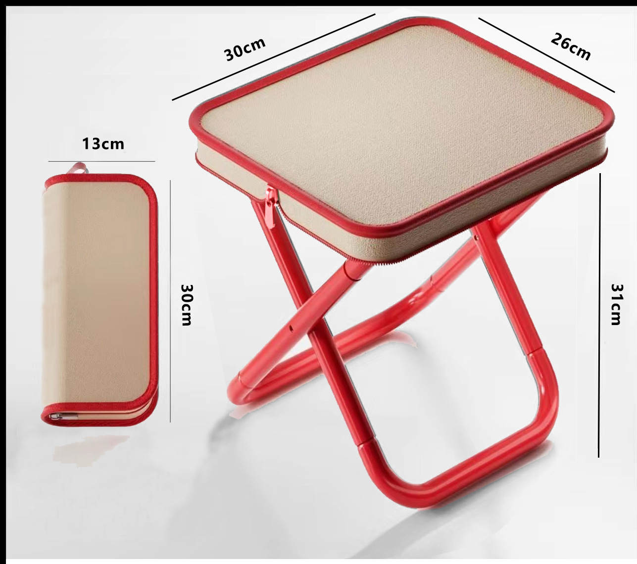 Taburete de camping plegable para pesca y deportes al aire_voghion.com