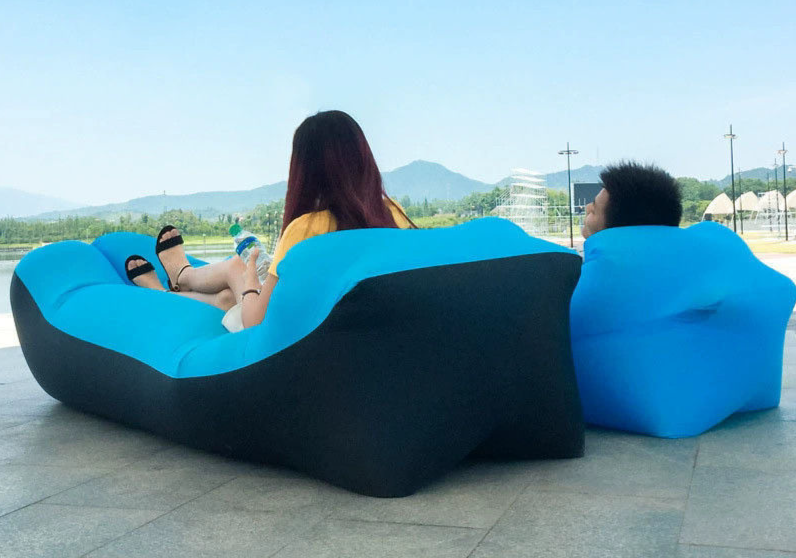 Outdoor Sofa Internet Celebrity Inflatable Park Mattress Air Nap Lazy Bed Single_voghion.com