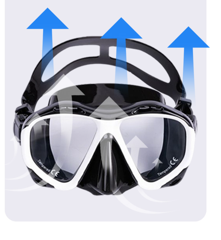Cross-Border Gear Set Snorkeling Diving Mask Full Dry Snorkel_voghion.com