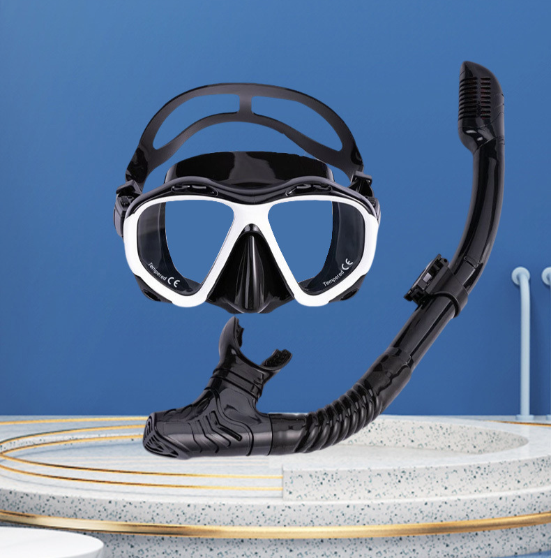 Cross-Border Gear Set Snorkeling Diving Mask Full Dry Snorkel_voghion.com