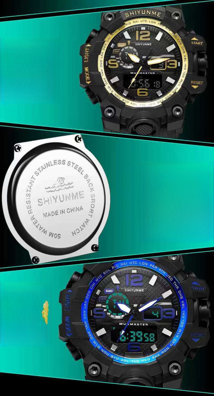 Electronic Movement, Multi-function Timing, Mud-proof, Waterproof, Shock-resistant, All-terrain Outdoor Wear Electronic_voghion.com