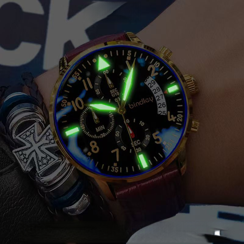 Orologio al quarzo uomo quadrante grande stile studente moda_voghion.com