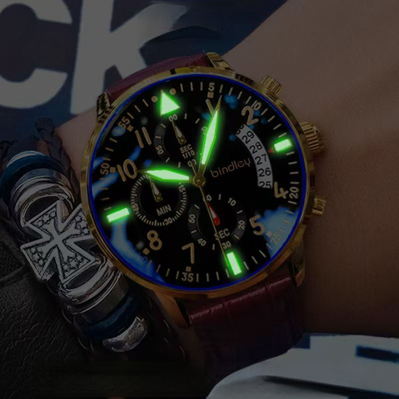 Orologio al quarzo uomo quadrante grande stile studente moda_voghion.com