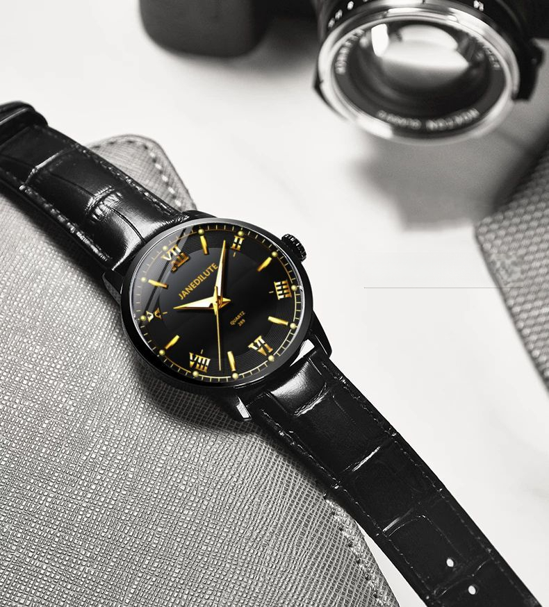 Stylish Men's Quartz Watch Simple Versatile Electronic Design_voghion.com