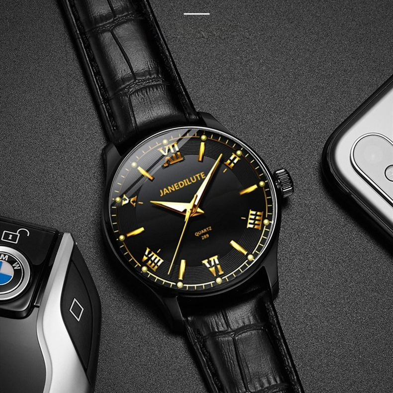 Stylish Men's Quartz Watch Simple Versatile Electronic Design_voghion.com