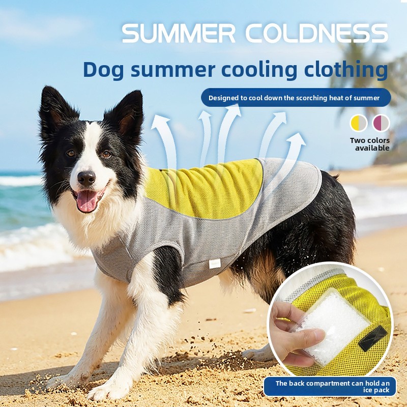 Summer Cooling Vest For Small And Medium Dogs With Pocket Design_voghion.com
