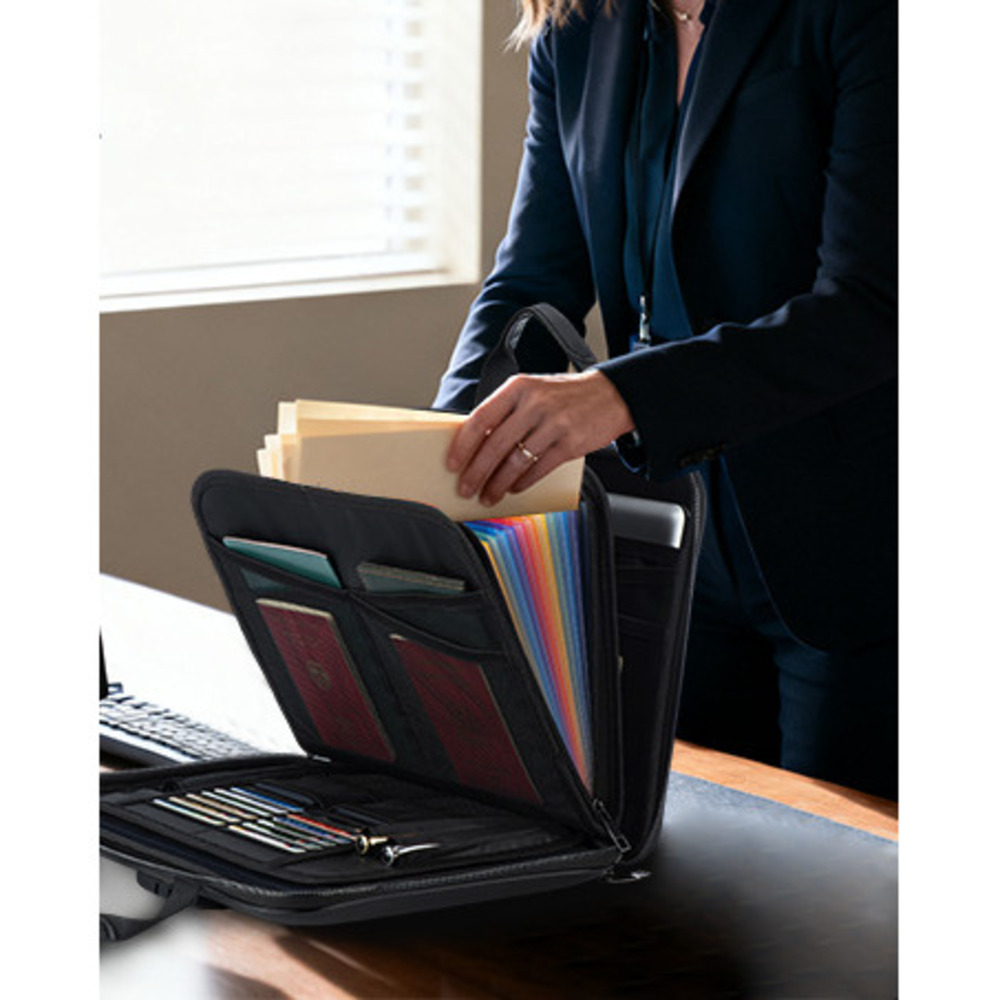 Document Box With Combination Lock, Hard-Shell Fireproof Organizer For Legal Documents, Laptop, Valuables & Important Papers,_voghion.com